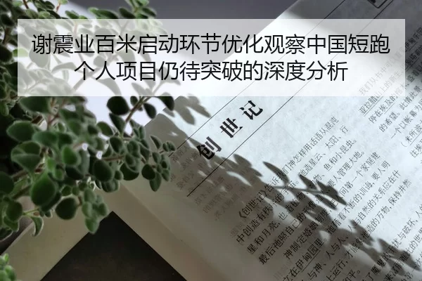 谢震业百米启动环节优化观察中国短跑个人项目仍待突破的深度分析